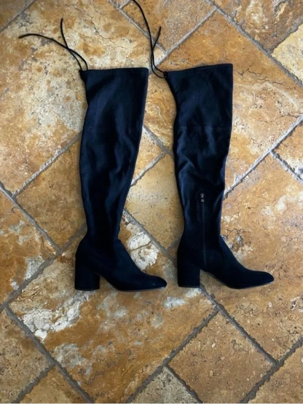 Catherine Malandrino Thigh High faux suede boots Size 8